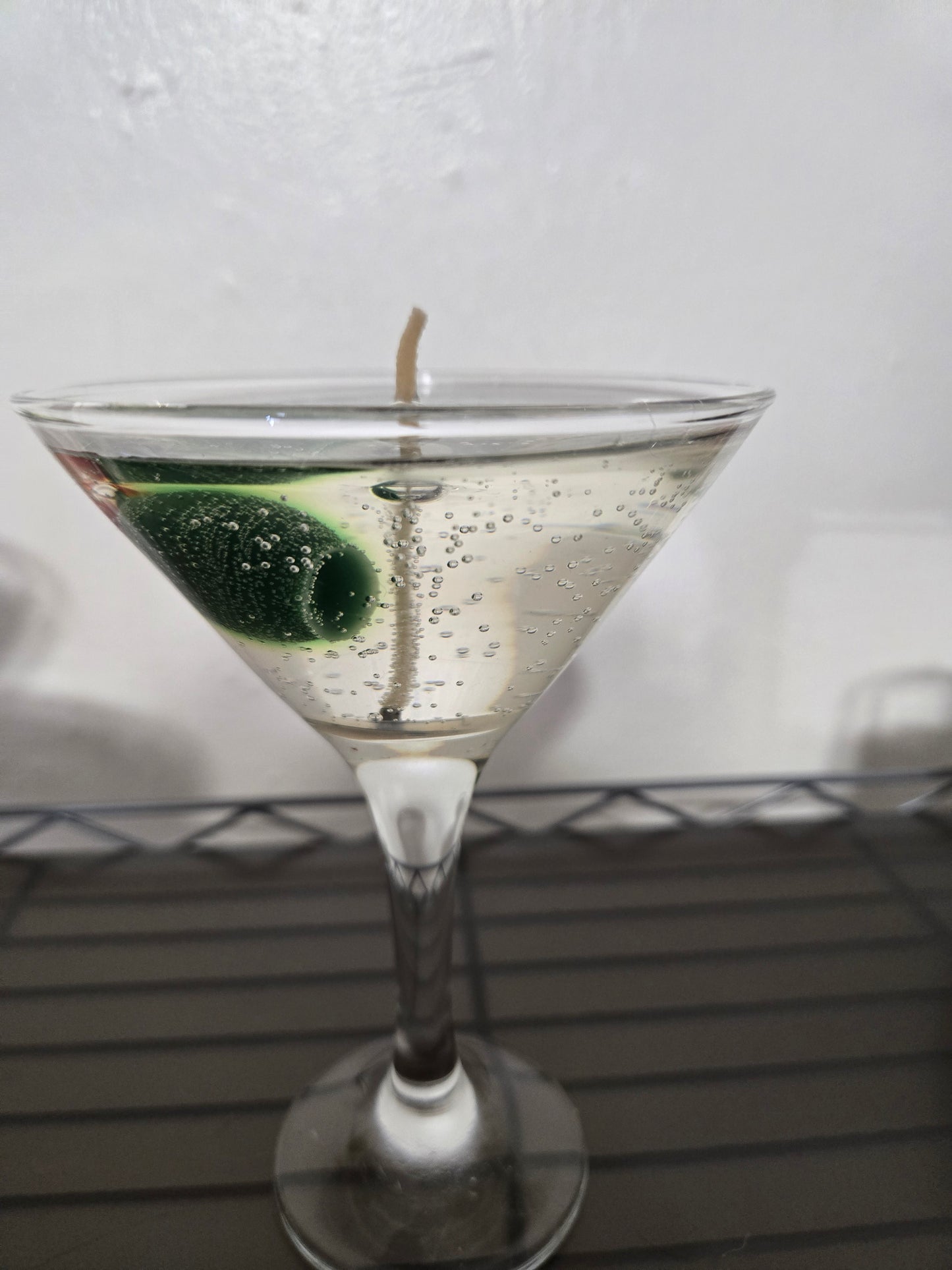 Gin Martini Scented  Gel Candle